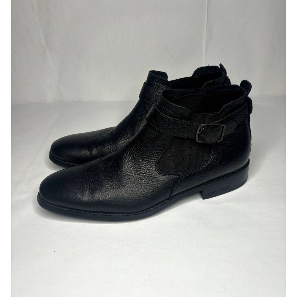 Kenneth Cole Black Leather Loafers